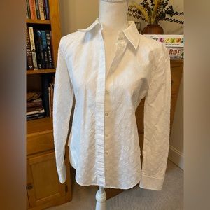 LV white button up shirt women’s